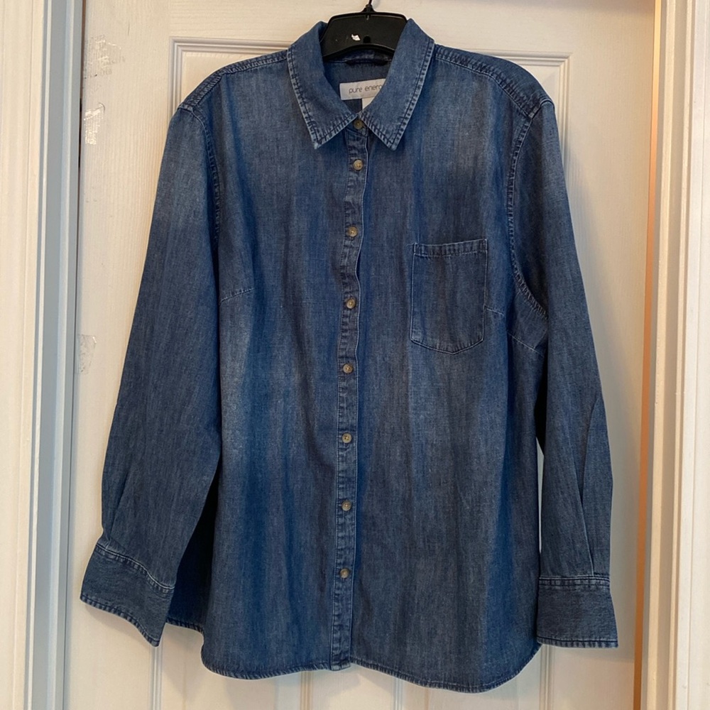 Pure Energy woman’s Jean jacket, size 3X,